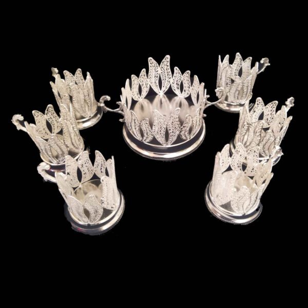 Price and Buy Handcrafted Persian Filigree Tea & Coffee Set – with Silver Coated | 7 Pieces_690169271e67f.jpeg Price and Buy Handcrafted Persian Filigree Tea & Coffee Set – with Silver Coated | 7 Pieces