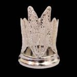 Price and Buy Handcrafted Persian Filigree Tea & Coffee Set – with Silver Coated | 7 Pieces - Image 3