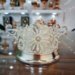 Price and Buy Handcrafted Persian Filigree Tea & Coffee Set – with Silver Coated | 8 Pieces - Image 4