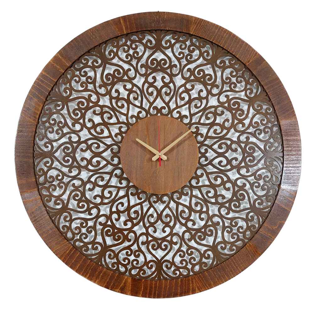 Price and Buy Handcrafted Persian Inlaid Wood Wall Clock Model Choobi