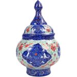 Price and Buy Handcrafted Persian Tea Set – Minakari Enameled Suitable for Gift & Home Decor - Image 4