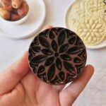 Price and Buy Handcrafted Persian Wooden Kolompeh & Pastry Stamp with Floral Pattern
