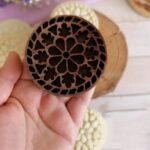 Price and Buy Handcrafted Persian Wooden Kolompeh Pastry Stamp with Star Pattern