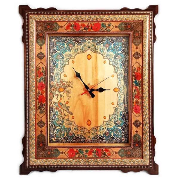 Price and Buy Handcrafted Persian Wooden Wall Clock – Khatam Marquetry Art, Naghashi_68fc007c79b33.jpeg Price and Buy Handcrafted Persian Wooden Wall Clock – Khatam Marquetry Art, Naghashi