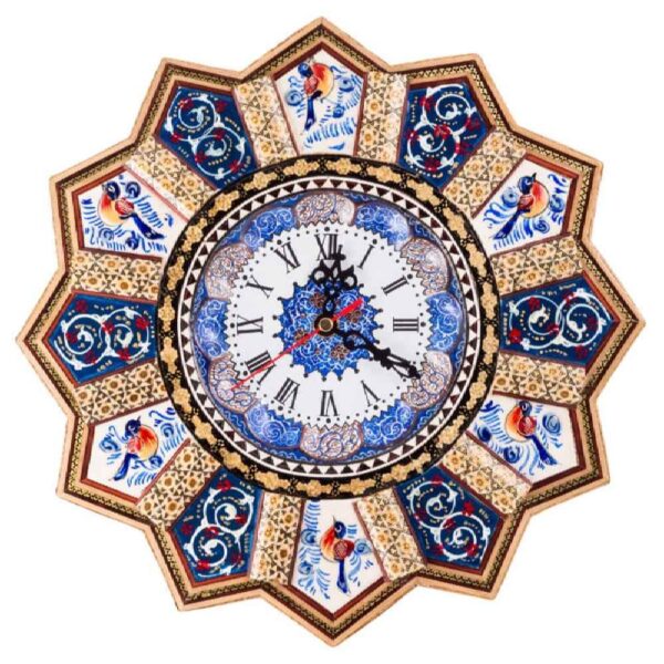Price and Buy Handcrafted Persian Wooden Wall Clock – Khatam Marquetry Art, Nil_68fbfe70b36d9.jpeg Price and Buy Handcrafted Persian Wooden Wall Clock – Khatam Marquetry Art, Nil