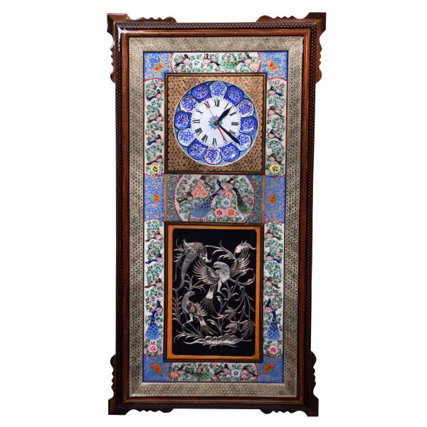 Price and Buy Handcrafted Persian Wooden Wall Clock – Khatam Marquetry Art, Simorgh_68f7b44e83154.jpeg Price and Buy Handcrafted Persian Wooden Wall Clock – Khatam Marquetry Art, Simorgh