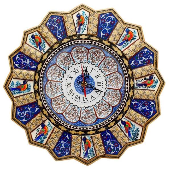 Price and Buy Handcrafted Persian Wooden Wall Clock – Khatam Marquetry Art, Zarrin_68fbfe9438366.jpeg Price and Buy Handcrafted Persian Wooden Wall Clock – Khatam Marquetry Art, Zarrin