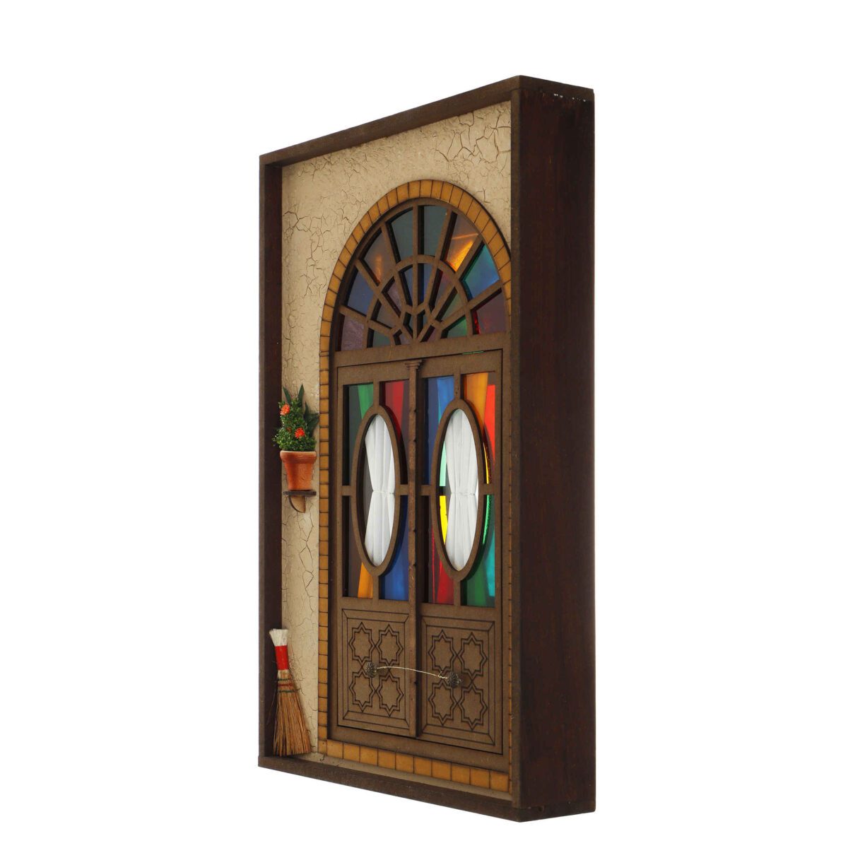 Price and Buy Handcrafted Persian Wooden Wall Key Holder with Traditional Style Cottage Design - Image 5