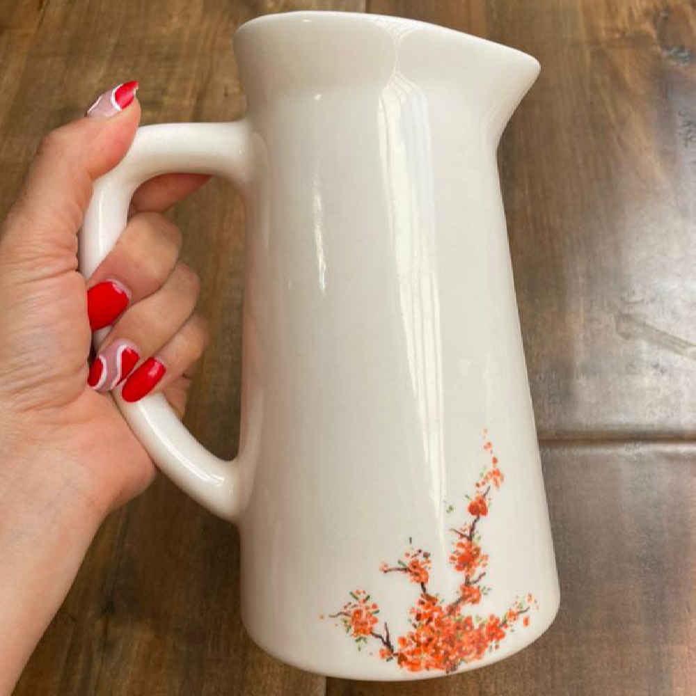 Price and Buy Handcrafted Pottery Pitcher Blossom - Image 4
