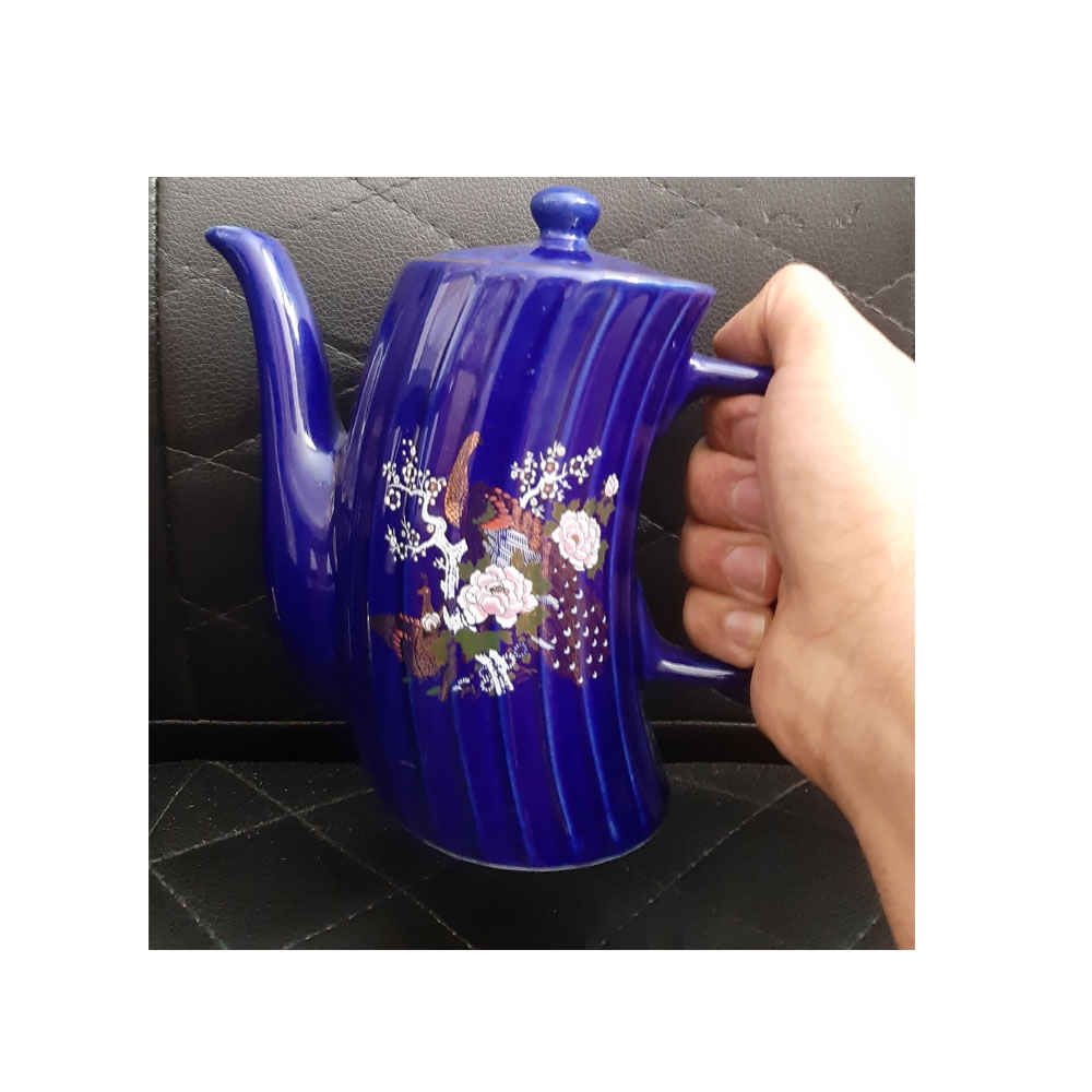 Price and Buy Handcrafted Pottery Pitcher Blue Artistic Tavoos - Image 4