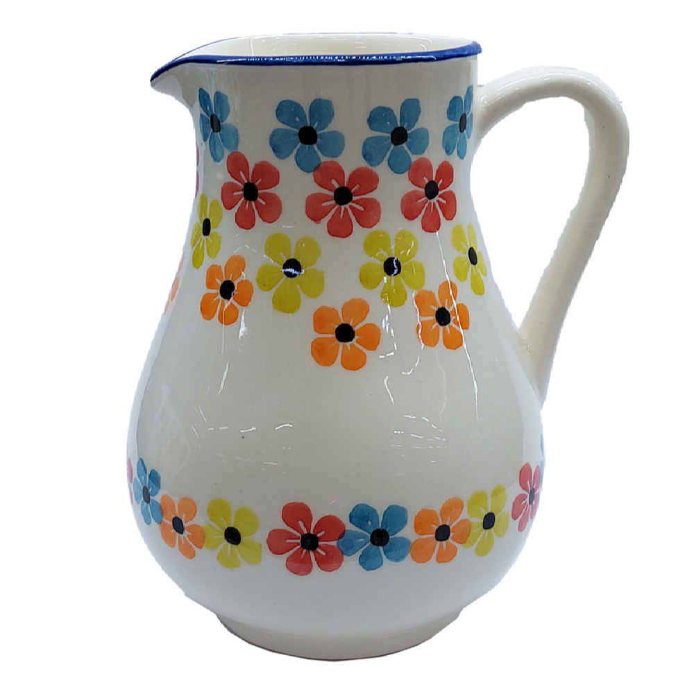 Price and Buy Handcrafted Pottery Pitcher White Golbarg