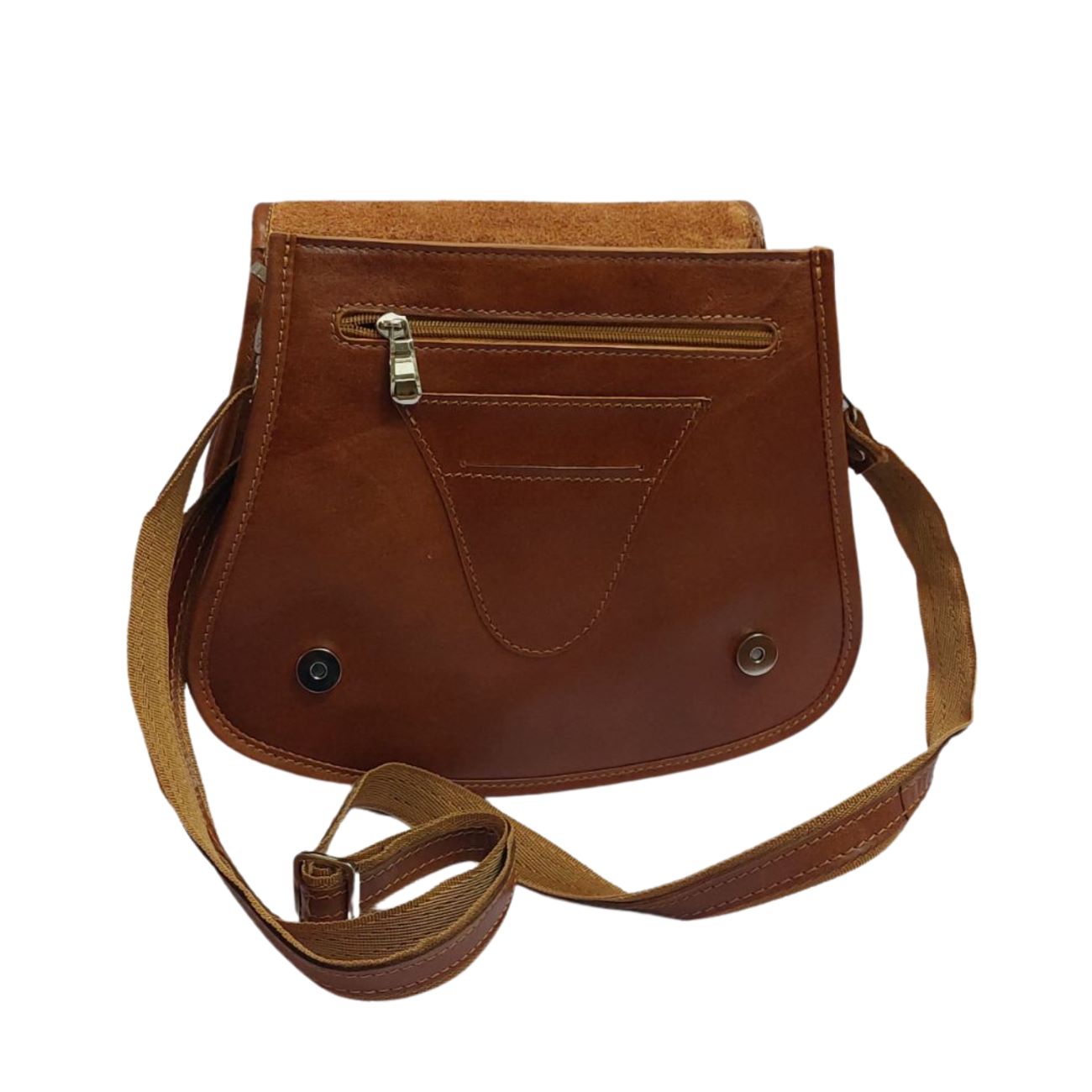 Price and Buy Handcrafted Real Leather Boho Shoulder Bag – Stylish & Durable Artisan Design - Image 3