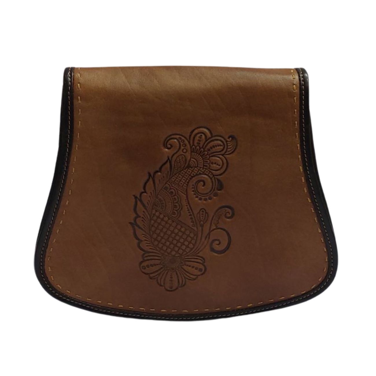 Price and Buy Handcrafted Real Leather Boho Shoulder Bag – Stylish & Durable Artisan Design - Image 4