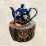 Price and Buy Handcrafted Rustic Wood & Cast Iron Teapot Warmer – Distressed, for Tea & Coffee - Image 6