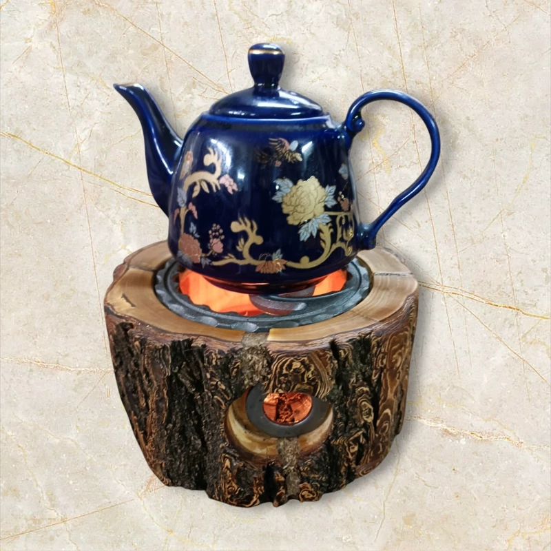 Price and Buy Handcrafted Rustic Wood & Cast Iron Teapot Warmer – Distressed, for Tea & Coffee_6903e7f101c6d.webp Price and Buy Handcrafted Rustic Wood & Cast Iron Teapot Warmer – Distressed, for Tea & Coffee - Image 6