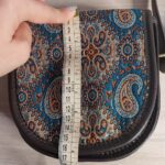 Price and Buy Handcrafted Termeh Round Bag with Heritage Persian Motifs - Image 5