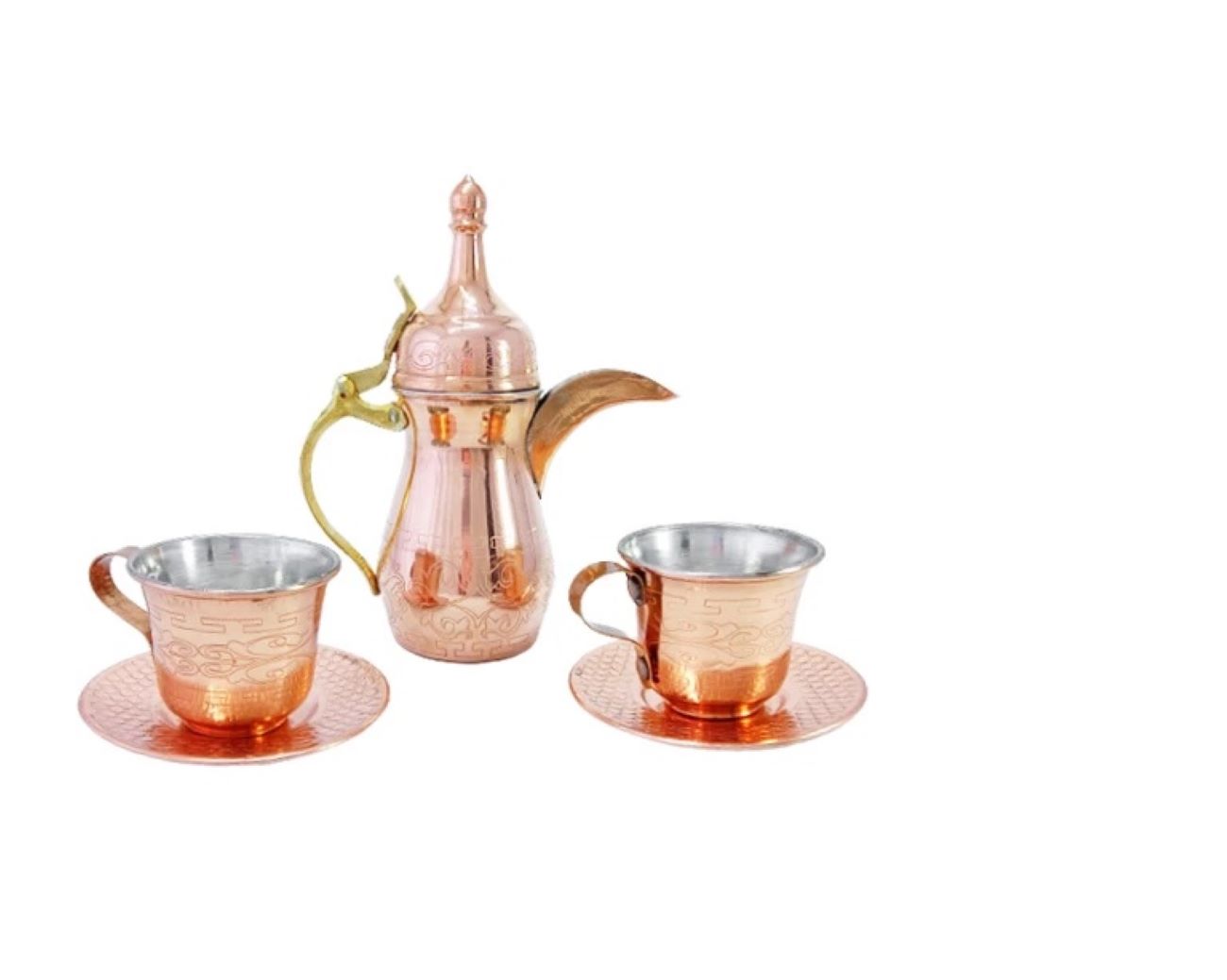 Price and Buy Handcrafted Traditional Copper Teapot Set – Elegant Antique Tea Set for Home & Gifting_690195fb256ab.jpeg Price and Buy Handcrafted Traditional Copper Teapot Set – Elegant Antique Tea Set for Home & Gifting - Image 1