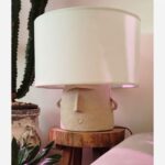 Price and Buy Handcrafted Vintage Face Shaped Table Lamp