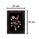 Price and Buy Handcrafted Wall Frame Turquoise Inlay Design – Flower Pot Model - Image 6