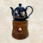 Price and Buy Handcrafted Walnut & Cast Iron Teapot Warmer – Perfect for Keeping Tea and Coffee Hot - Image 6