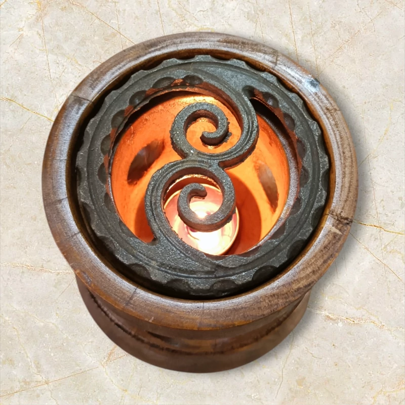 Price and Buy Handcrafted Walnut & Cast Iron Teapot Warmer – Perfect for Keeping Tea and Coffee Hot_6903e7cb2234f.webp Price and Buy Handcrafted Walnut & Cast Iron Teapot Warmer – Perfect for Keeping Tea and Coffee Hot - Image 7