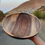 Price and Buy Handcrafted Walnut wood Bowl,25 cm – Ideal for Fruits & Nuts - Image 3