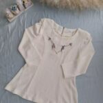 Price and Buy Handcrafted White Women’s Shirt with Exquisite Embroidery