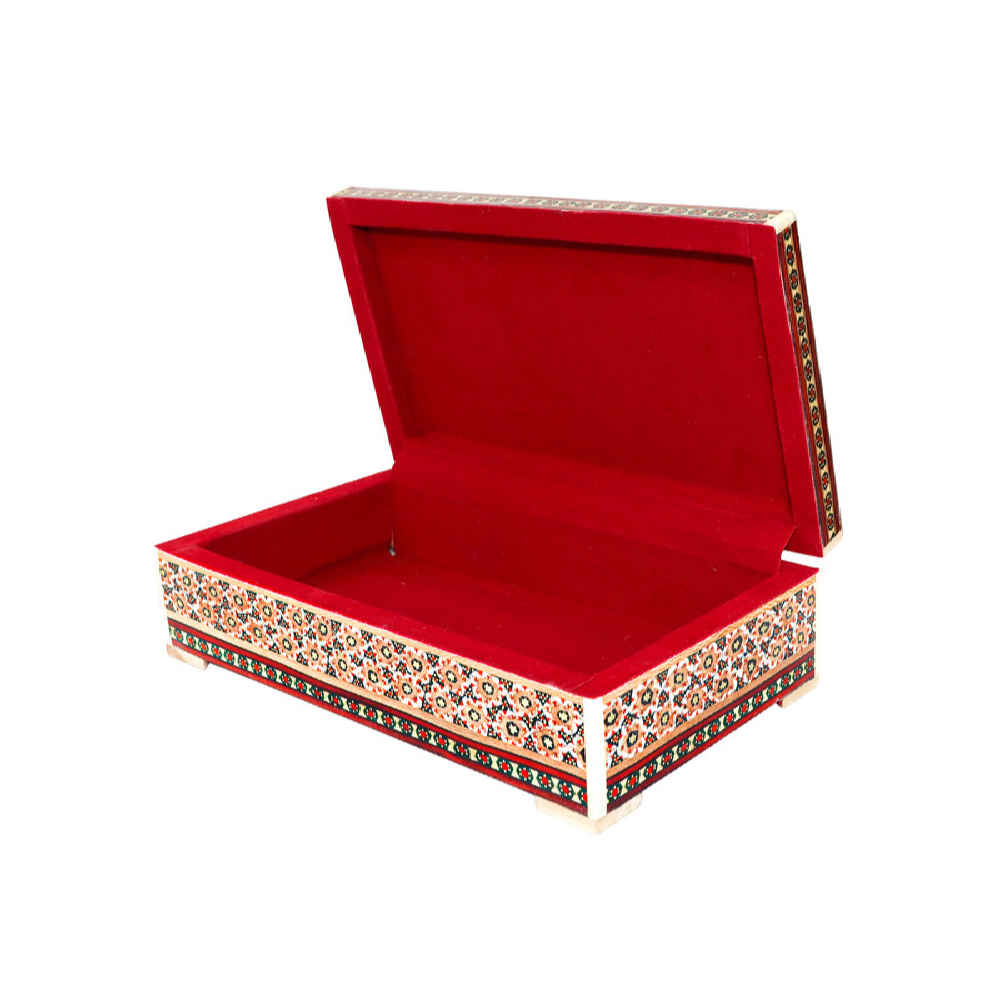 Price and Buy Handcrafted Wooden Jewelry Box with Decorative Persian Khatam Design - Image 5