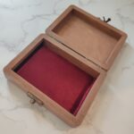 Price and Buy Handcrafted Wooden Jewelry Box with Painted Bird & Flower - Image 4