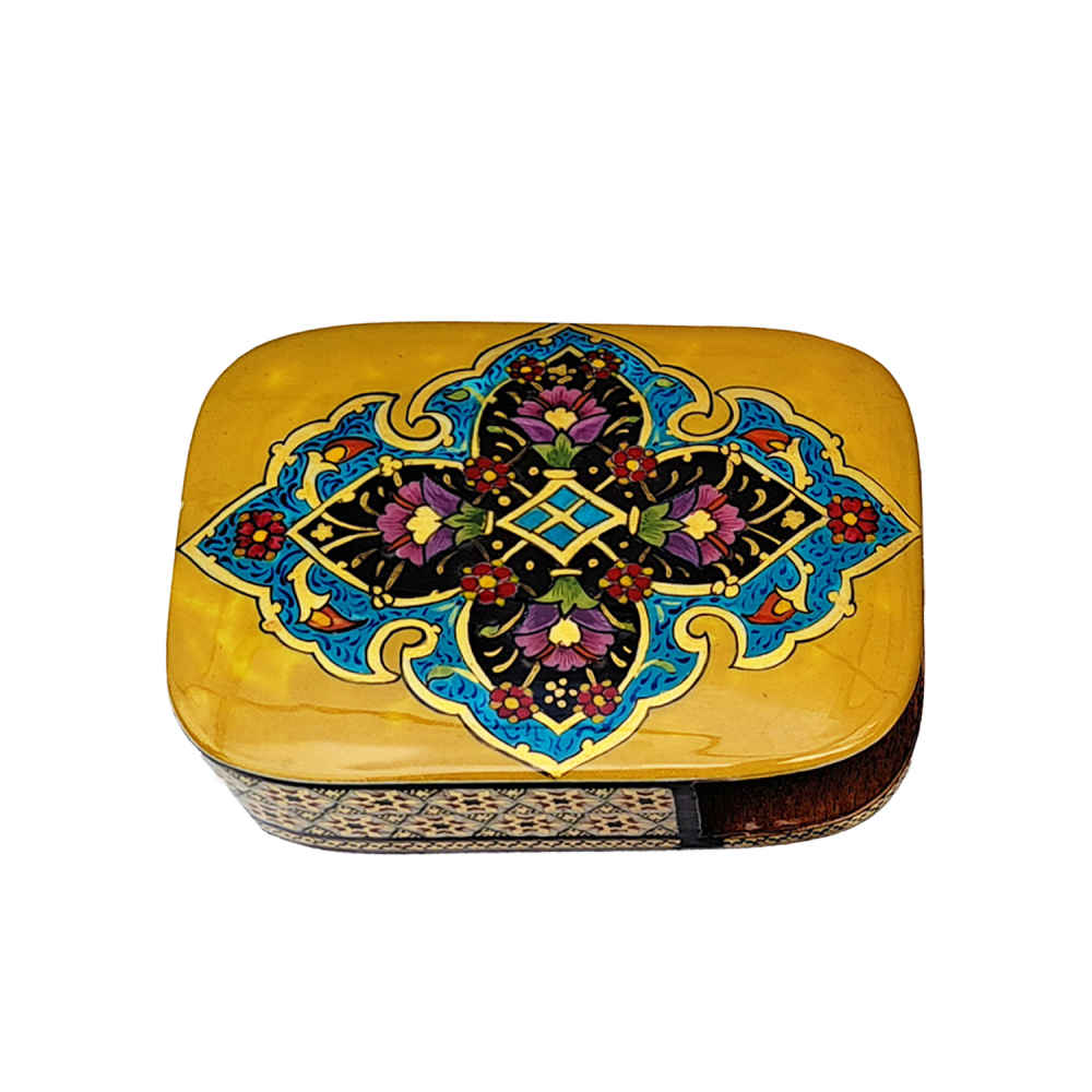 Price and Buy Handcrafted Wooden Jewelry Box with Persian-Inspired Pattern – Naghshineh