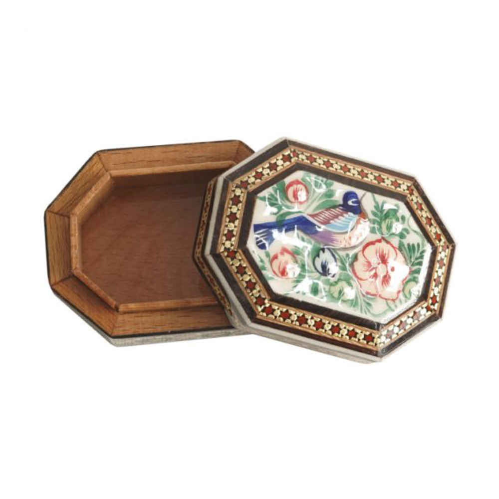 Price and Buy Handcrafted Wooden Jewelry Box with Persian Khatam Design – Anahita - Image 3