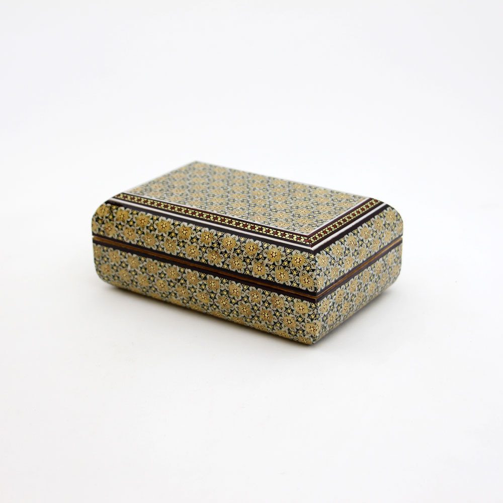Price and Buy Handcrafted Wooden Jewelry Box with Persian Khatam Design – Ayda