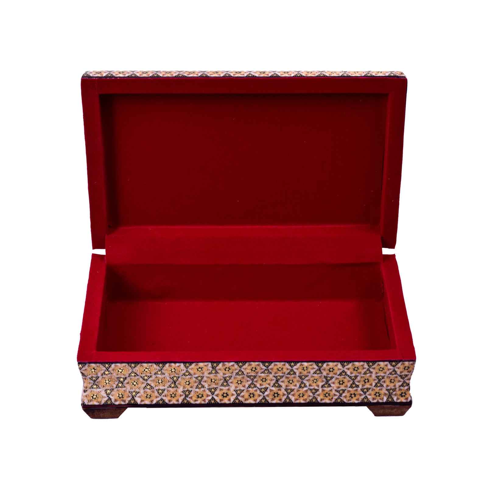 Price and Buy Handcrafted Wooden Jewelry Box with Persian Khatam Design – Caren - Image 3