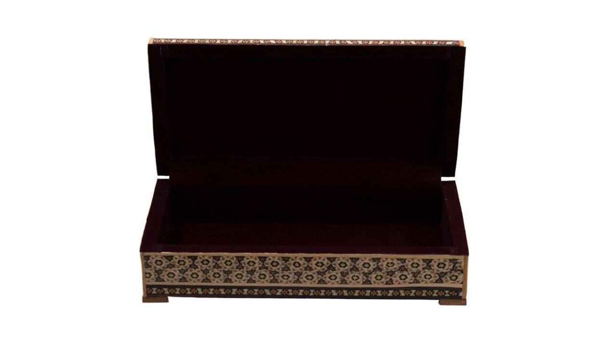 Price and Buy Handcrafted Wooden Jewelry Box with Persian Khatam Design – Rasta - Image 3
