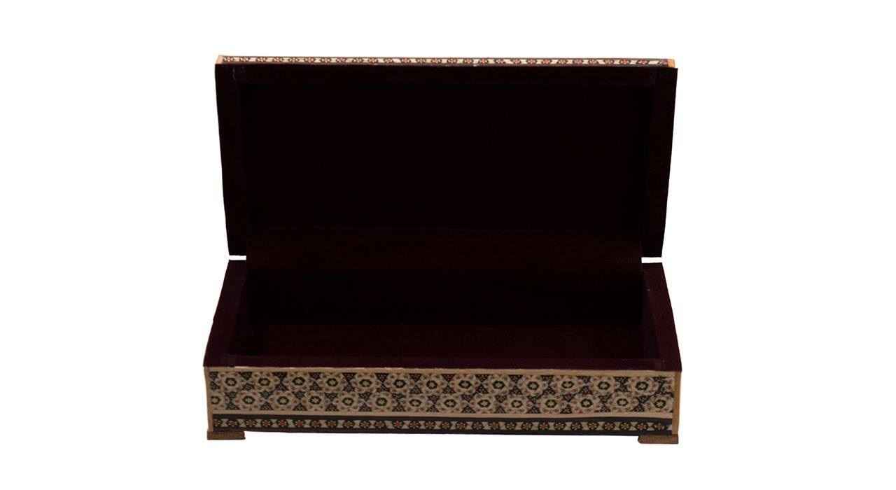Price and Buy Handcrafted Wooden Jewelry Box with Persian Khatam Design – Rasta - Image 3