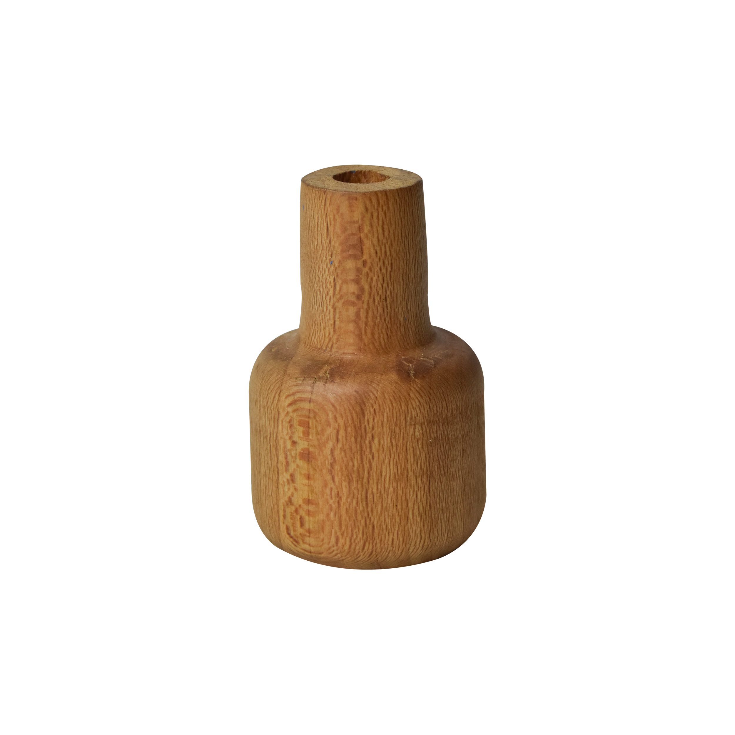 Price and Buy Handcrafted Wooden Mini Flower Vase Made from Natural Solid Wood for Home Decor