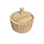 Price and Buy Handcrafted Wooden Sugar Bowl – A Natural Touch for Your Kitchen