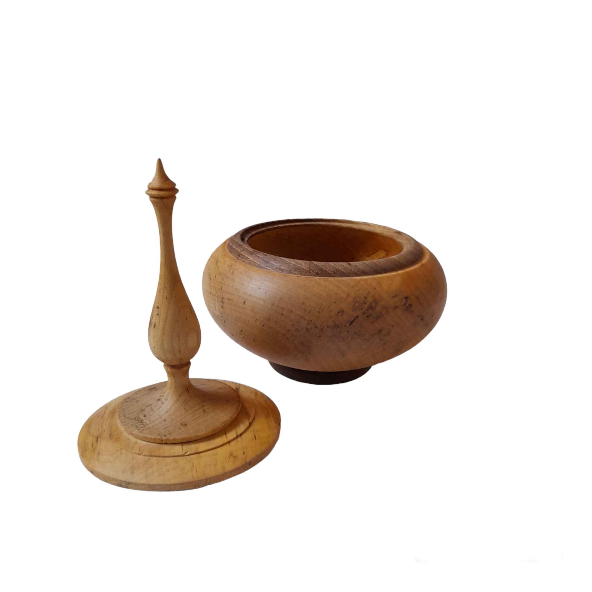 Price and Buy Handcrafted Wooden Sugar Bowl with Lid – Rustic Style Afra - Image 3