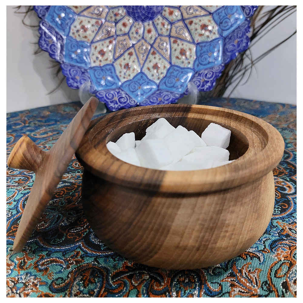 Price and Buy Handcrafted Wooden Sugar Bowl with Lid – Rustic Style Elahe - Image 5