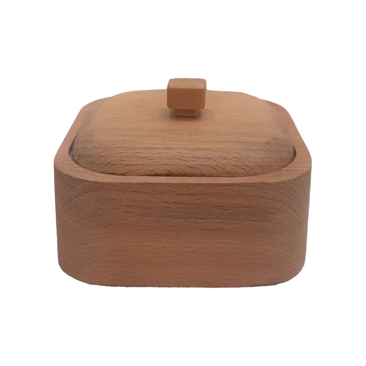 Price and Buy Handcrafted Wooden Sugar Bowl with Lid – Rustic Style Liana