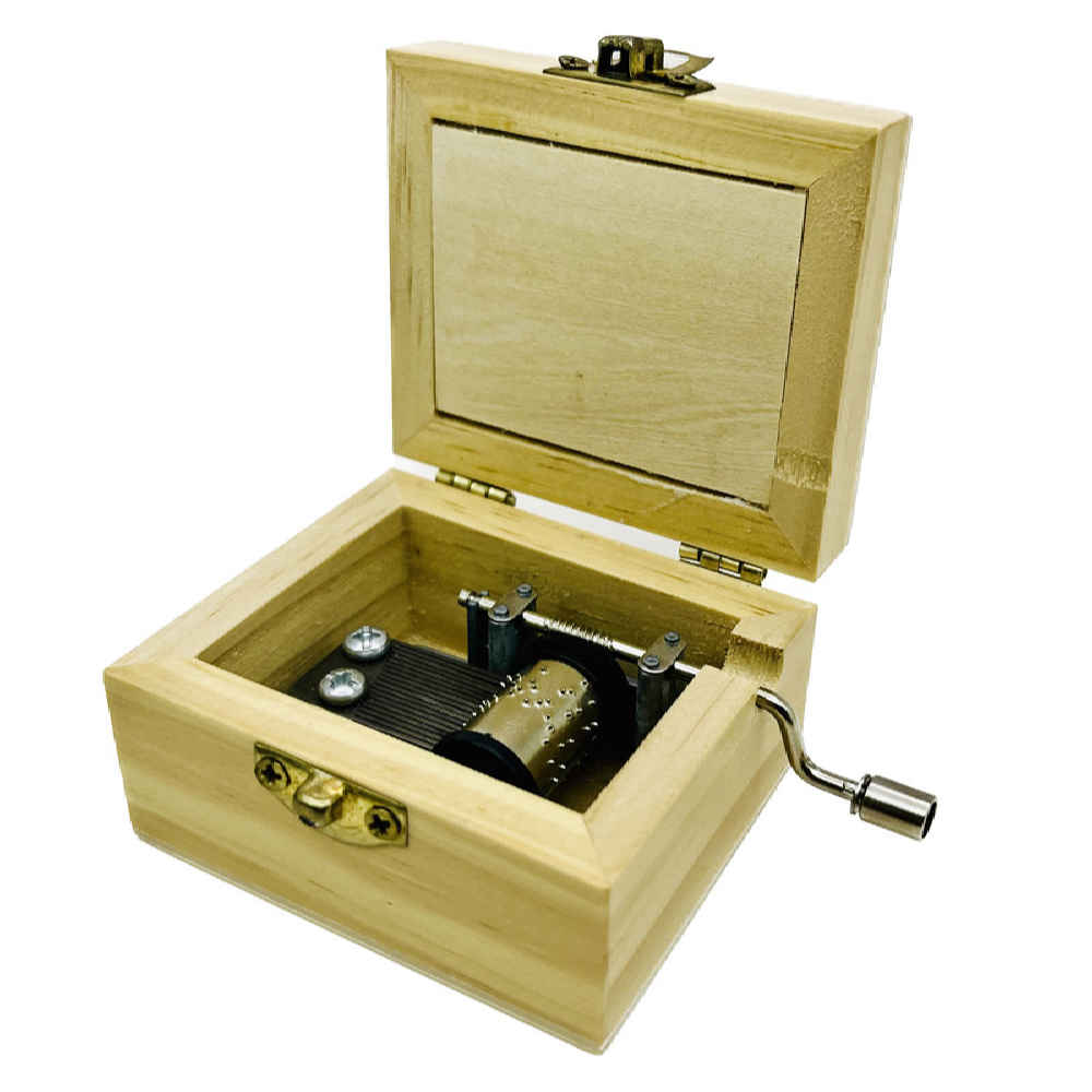 Price and Buy Handcrank Wooden Musical Box Model Flower - Image 4
