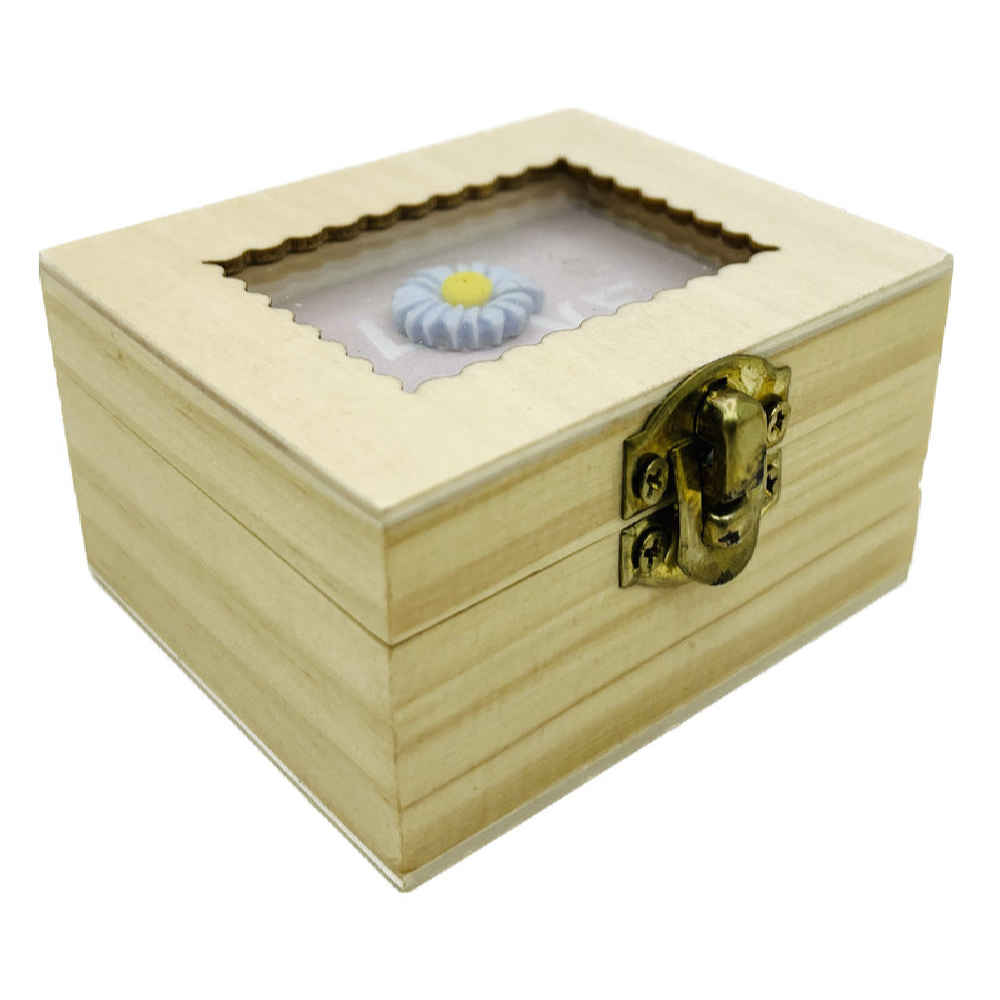 Price and Buy Handcrank Wooden Musical Box Model Flower - Image 5