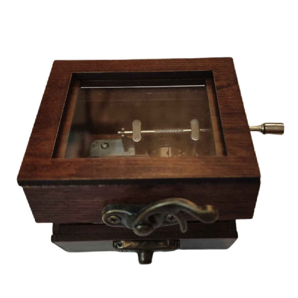 Price and Buy Handcrank Wooden Musical Box Model Melody - Image 3
