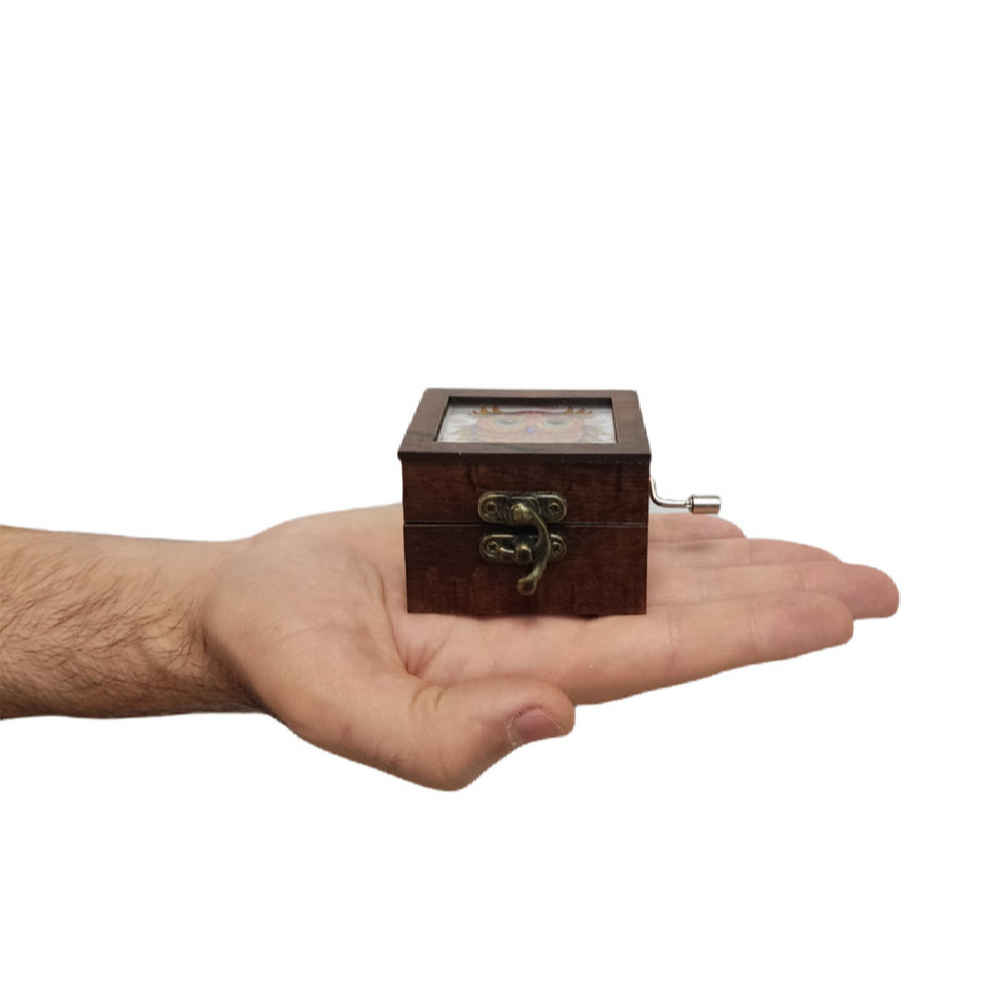 Price and Buy Handcrank Wooden Musical Box Model Melody - Image 5