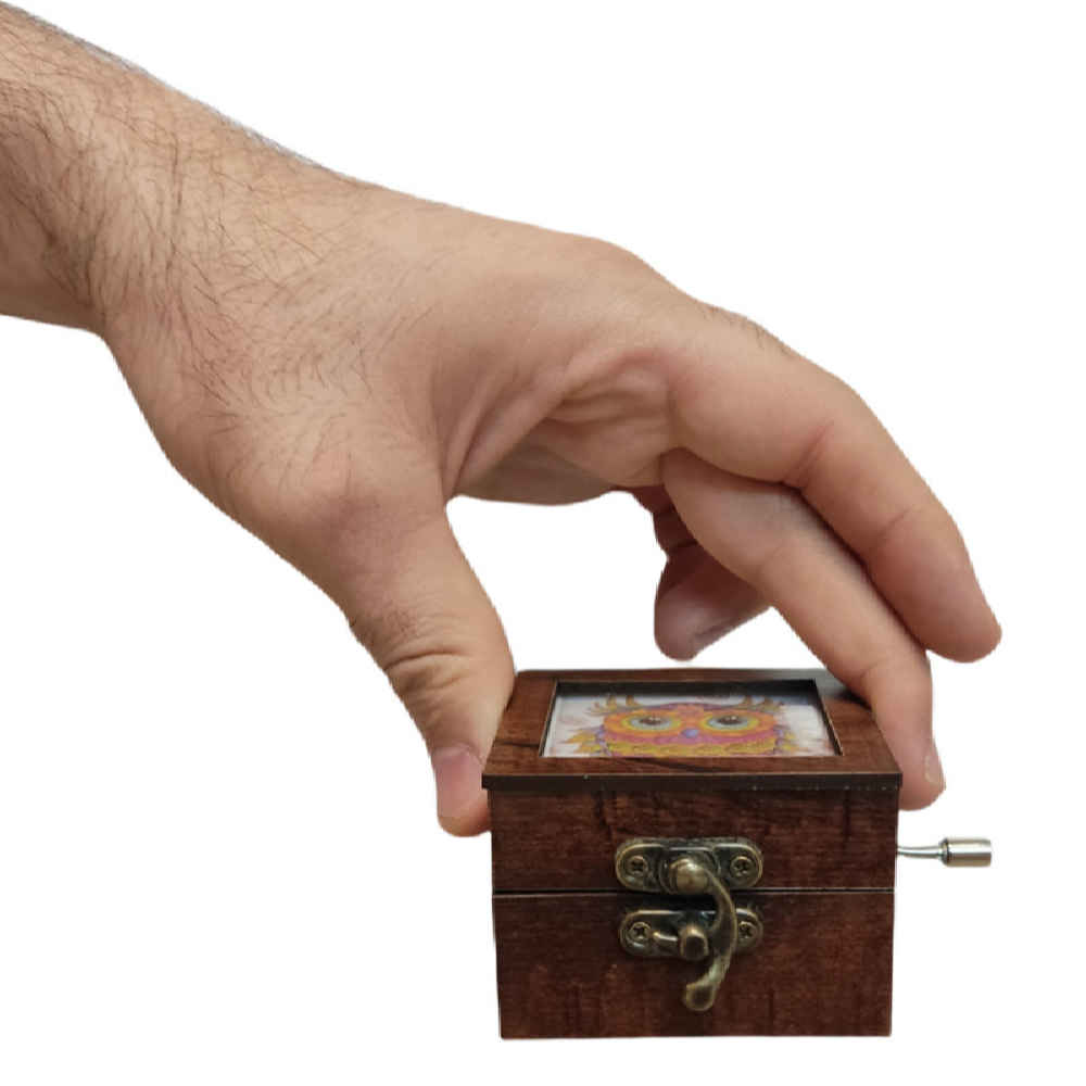 Price and Buy Handcrank Wooden Musical Box Model Melody - Image 6