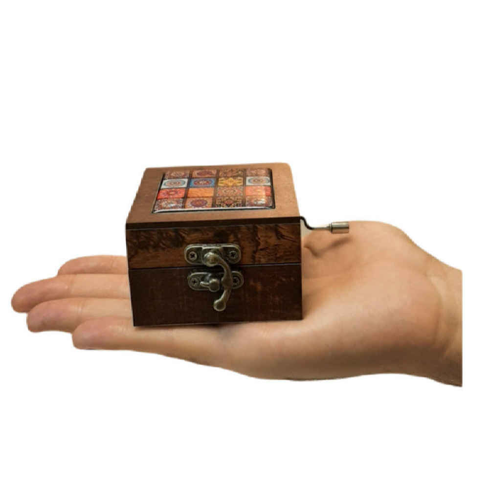 Price and Buy Handcrank Wooden Musical Box Model Sepehr - Image 4