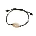 Price and Buy Handmade Adjustable Single Shell Bracelet – Black String