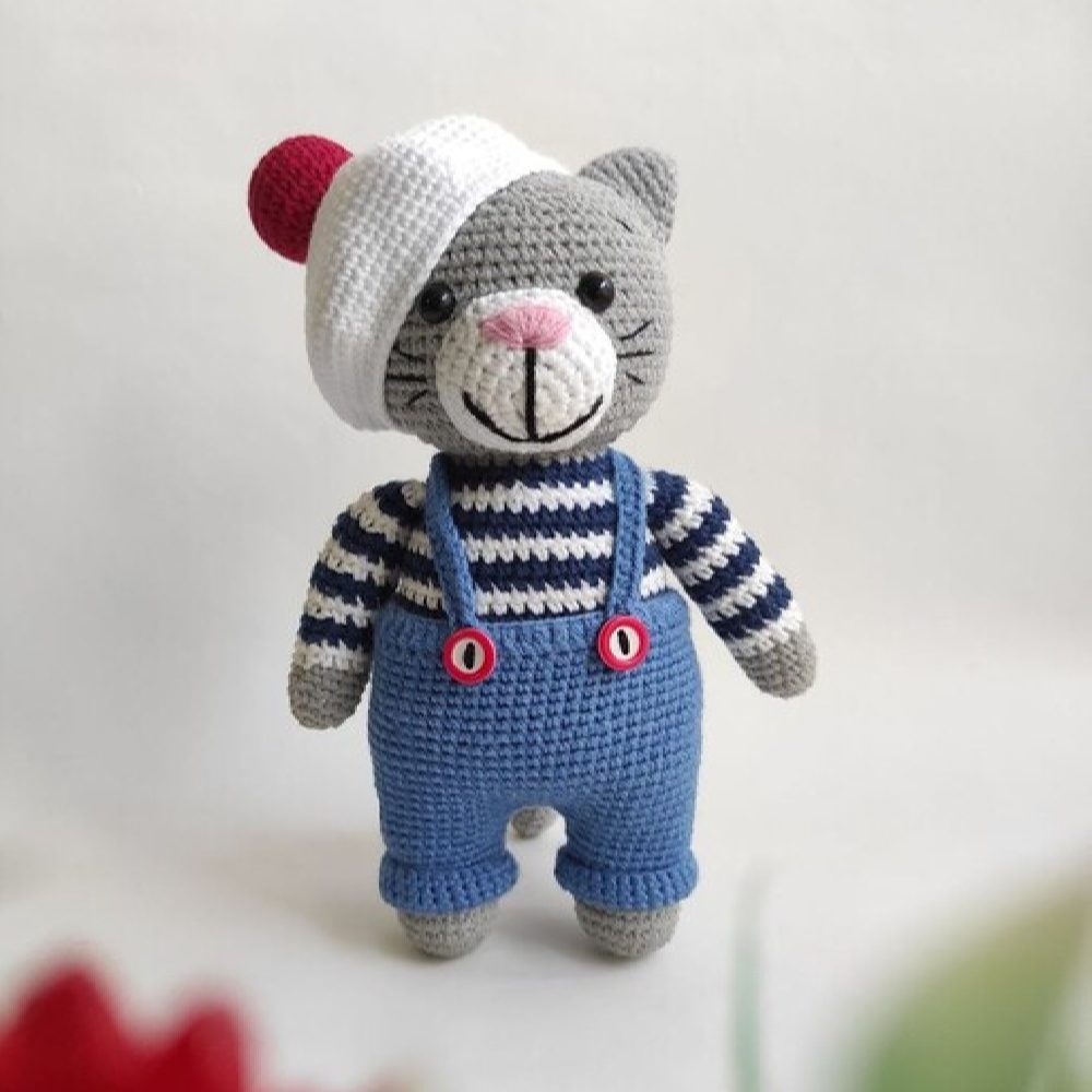 Price and Buy Handmade Amigurumi Stuffed Cat Animal – Artisan-Crafted | Pretty & Cute