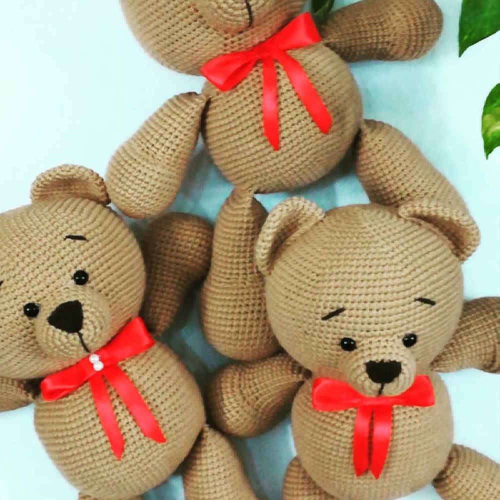 Price and Buy Handmade Amigurumi Stuffed Teddy Bear Animal – Model Nelson | Classic & Cuddly - Image 3