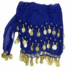 Price and Buy Handmade Belly Dance Hip Scarf with Coins for Women – Sequin & Coin Hip Wrap - Image 5